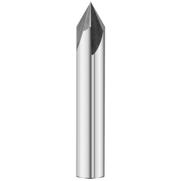 Fullerton Tool 60°, 90°, 120° End Style - 3730 Chamfer Mill GP End Mills, Straight, Chamfer, Standard, 1/8 36154